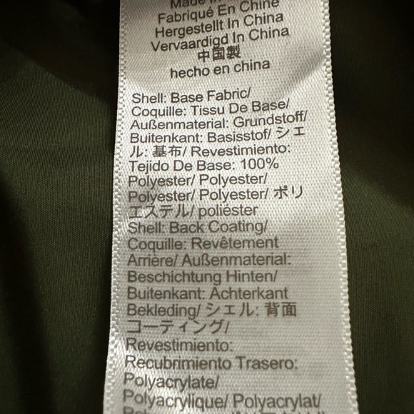 J. Crew Signature Puffer Coat Navy with Gold Accents size Medium - Picture 11 of 12